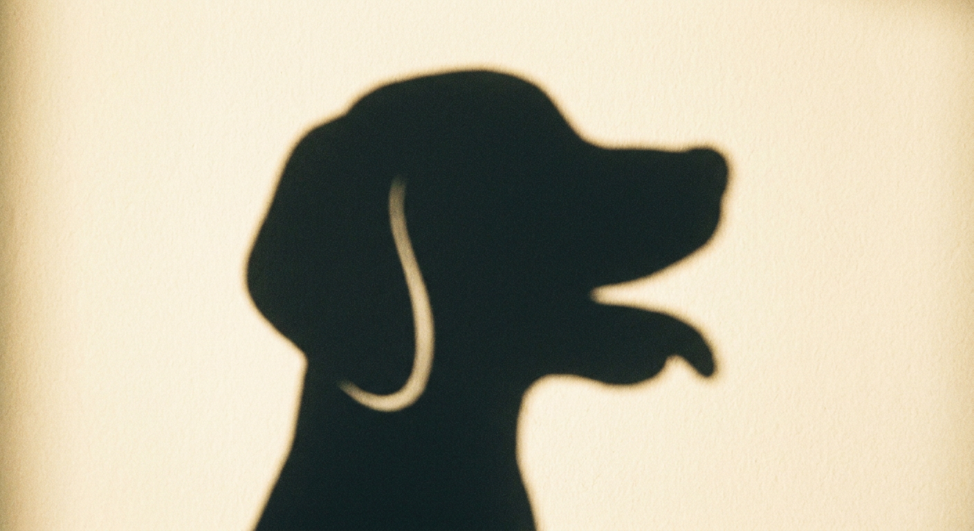 dog shadow